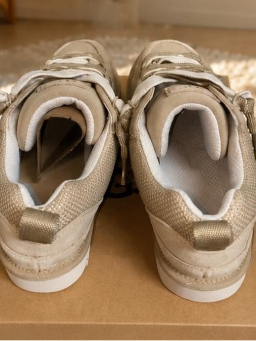 UGG Kids Tan Suede Platform Sneakers - Picture 2 of 4